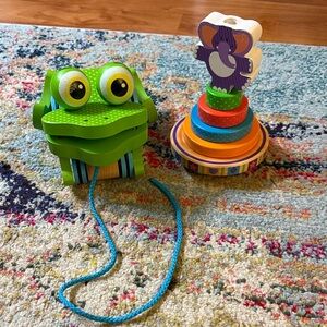 Melissa & Doug • wooden toy bundle